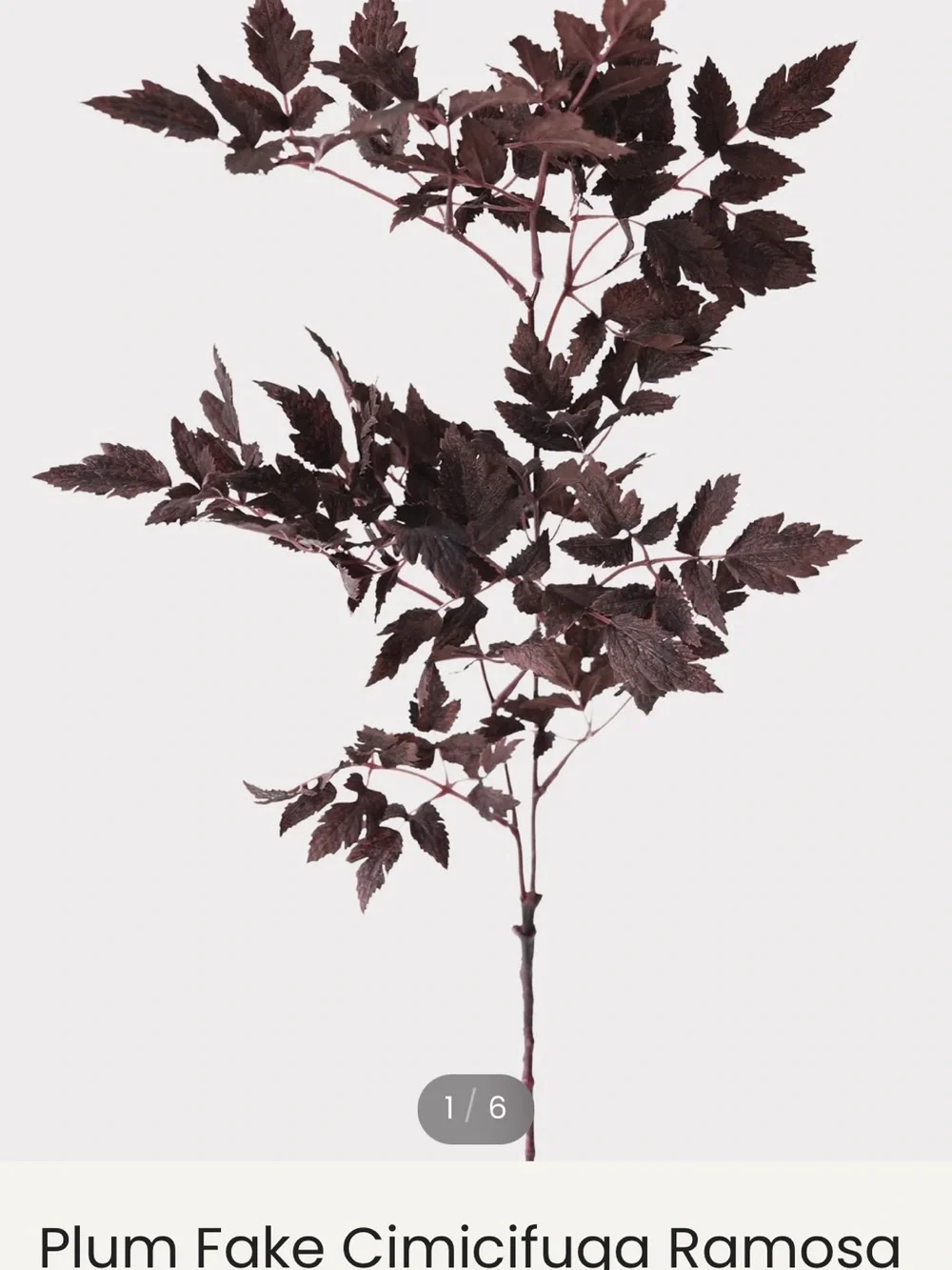 Home Accents Faux Burgundy Foliage Spray - Set of 3